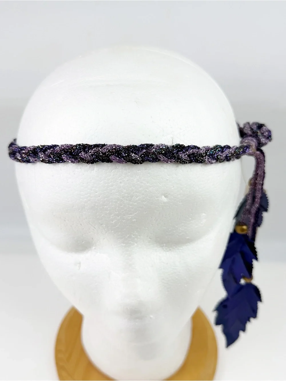 Vintage 80s 90s Windsor Fashions Braided Leaf Headband Boho Festival NWT *Read